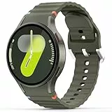 20mm Sportarmband Kompatibel mit Samsung Galaxy Watch 7 Armband 40mm 44mm,Sport Silikon für Galaxy 6/5/4/FE 40mm 44mm/6 Classic 47mm 43mm/4 Classic 42mm 46mm/ 5 Pro 45mm Damen Herren