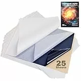 WORMHOLEPRO Tattoo-Transferpapier, 29,7 x 41,9 cm, A3-Größe, 25 Stück, Tattoo-Schablonenpapier, 4 Schichten, Thermo-Schablonenpapier für Tattoo-Transfer-Set, Tattoo-Zubehör