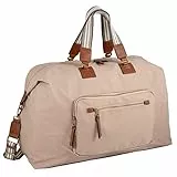 camel active, Bari, Damen, Kurzreisetasche, one size , Beige, 57x25x38 cm