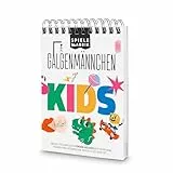 GALGENMÄNNCHEN Kids Märchen Quiz mit 60 Kinderhelden Spiel Klassiker für große & kleine Fans von Märchen aus Aller Welt - A6-Block im Abreiß-Format als Reisespiel, Geschenk, Mitbringsel