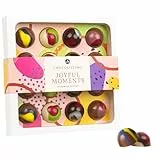 Chocolissimo Handgefertigte Pralinen, 176g, Belgische Schokolade, Fruchtig-Blumig, 16 Stück, Frisch Hergestellt (16 Pralinen)