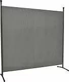 Angerer Freizeitmöbel GmbH Stellwand Primetex - Raumteiler & Raumtrenner Sichtschutz - einfache Montage ohne Bohren - Outdoor Paravent für Windschutz & Schatten auf Balkon (178 x 178 cm, Beige)