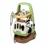 Smoby - Tierarzt-Trolley (31 x 32,1 x 55,2 cm) mit kuschelweichem Panda - 2-in-1 Transportbox mit abnehmbarem Doktorkoffer - Inklusive Zubehör - Ab 3 Jahren