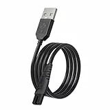 USB-Ladekabel für Wasserflosser, Ersatz-Ladegerät für Hangsun, COSLUS, Aquasonic, Nicefeel, Oralfree, MOSPRO, Cremax, Tovendor, Insmart, Zerhunt tragbare schnurlose Munddusche, 1,2 m, Schwarz