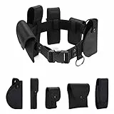 Kyrio Modular Equipment System Taktischer Hüftgurt mit Beuteln Taktischer Dienstgürtel mit Komponenten Holster für die Sicherheitsjagd von Strafverfolgungsbehörden