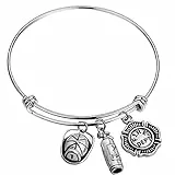 Holibanna 1stk Feuerwehr Armband Schmuck Kette Kettenglieder Schmuck Armreif Damen Schmuck Armband Modeschmuck Für Damen Männerschmuck Feuerwehrarmbänder Geschenk Amulett Öffnen Mann Metall