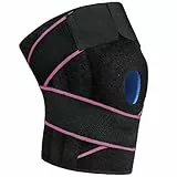 ACWOO Kniebandage Damen Männer,Verstellbare Kniestütze mit Seitenstabilisatoren & Patella Gel Pad, Orthopädische Kniestütze, Sport Bandage Knie für Meniskusriss, Knieschmerzen Lindern, Arthritis