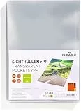 Durable Klarsichthüllen A4, aus recyceltem PP, 100 Stück, seitlich offen, 247819