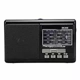 Plyisty Emergency Radio, Full Band Receiver Radio, Batteriebetriebenes FM SW AM -Radio mit Einziehbaren Antennen, Tragbarem Radio mit Tragemandel