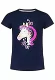 T-Shirt mit Wendepailletten Pferd für Mädchen