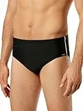 Schiesser Herren Slip Komfort Badehose, Schwarz, XL EU