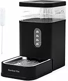 Gardner Pet 8.5L Automatischer Wasserspender, Schwerkraft-Tränke mit Edelstahlschüssel, Futterautomat für Hunde und Katze, große Kapazität Futterspender, BPA-frei, Keine Elektrizität, geräuschlos