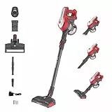 Hoover Akku-Staubsauger H-Free 100 Home ohne Beutel mit bis zu 40 Min. Laufzeit I Staubsauger kabellos mit LED-Licht, XL Staubbehälter & Parkfunktion I Akkusauger mit Fugendüse & Staubbürste