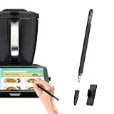 4-in-1 Stylus Pen mit Clip kompatibel mit Thermomix TM7/TM6/TM5, TM7 Zubehör für Einfache Bedienung & Sauberes Display, Multifunktion Touch Stift mit glatt, Touch, Kugelschreiber & Disc Spitze