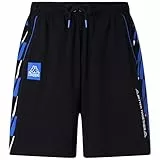 Kappa Herren Logo Galvino Sportliche Shorts, aus Baumwolle, Schwarz, M