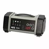 AEG Automotive 97024 Mikroprozessor-Ladegerät LT 10 Ampere für 12 und 24 V Batterien, 9-stufig