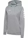 hummel, hmlGO Cotton Hoodie Woman, Grey Melange, L