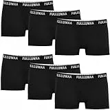 Fullluwaa Boxershorts Herren 6er Pack Retroshorts Trunks Men Unterwäsche Unterhosen Männer Baumwolle S,M,L,XL,2XL,3XL