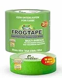 FrogTape Multi Surface Malerband Grün, 36mm x 55m, 3er Set