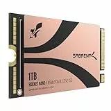 SABRENT Rocket 2242 1 TB NVMe SSD, PCIe 4.0 x4 M.2 2242 Internes Solid State Drive, TLC NAND, bis zu 7300 MB/s Lesen & 6400 MB/s Schreiben, kompakte SSD für Laptops, Mini-PCs und Handgeräte (SB-2742-1