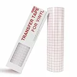 YRYM HT Transferfolie Plotter für Plotterfolie, 30,5cm x 914cm Übertragungsfolie Plotter für Silhouette Cameo, Transferfolie für Partydekoration, Becher, Fenster und Aufkleber