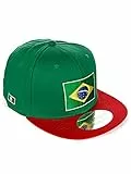Red Bridge Unisex Snapback Caps Kappe Baseball-Cap Mütze Bestickt Länder Brasilien - Grün
