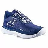 Babolat Herren SFX Evo Carpet Tennisschuhe Teppichschuh Dunkelblau-Weiß EU 45 Neu