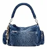 Desigual Logo Hand Bag Denim Medium Wash