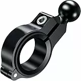 Sptchapn 0,67 Zoll(17mm) Kugelkopf Kugelhalterungsbasis kompatibel Ball Mount mit RAM-Halterungen für Fahrradtelefonhalterung (1 Set), Black