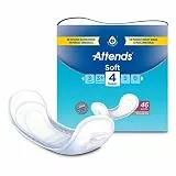 Attends Soft 4 Super, Hygiene-Einlagen, bei mittlerer Blasenschwäche, 3 x 46 St