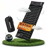 AIRSOME Selbstaufblasbare Luftmatratze Ultraleicht – Camping Isomatte selbstaufblasend mit integrierter Fußpumpe, extra dick & wasserdicht, Bequeme Schlafmatte für Outdoor, Zelten & Festival