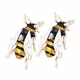 Holibanna 2stücke Legierung Brosche Bienen Pullover Nadel Strickjacken Mode Schmuck Accessoire Für Damen