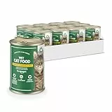 by Amazon Katzensfutter, nass, getreidefrei, Dose, Huhnstücke in Gelee, 12 x 405 g