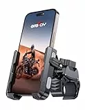 Grefay Fahrrad Handyhalterung Fahrrad Lenker【1s-Sperre】 2025 Handyhalterung Motorrad Universal Handy Halterung E Scooter Lenker Halter für iPhone16 15 14 13 Pro Max Plus, Smartphone