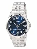 Lorus Klassik Herren-Uhr Edelstahl mit Metallband RS973CX9