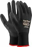 Ogrifox Unisex BB Schutzhandschuhe, Schwarz, Größe 8 (24 Paar)