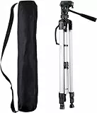 Amazon Basics Leichtes Kamera-, DSLR- und Fernglasstativ mit Tasche, 1.52 m, Schwarz