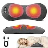 Vertacura 3 In 1 Rückenmassagegerät,Rückenstrecker Massage Pad with Traction,Vibration & Heat,Ergonomische Rückenstütze Unterer Rücken mit Intelligentem Steuerschalter für Unteren Rücken(Netzbetrieb)
