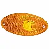 HELLA 2PS 964 295-001 Seitenmarkierungsleuchte - Begrenzungsleuchte - Anhänger - Wohnwagen - Halogen - 12V - Einbau/Schraubanschluss - Lichtscheibenfarbe: gelb - links/rechts - Menge: 1