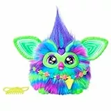 Hasbro Furby Galaxy Elektronisches Plüschtier für Kinder und Mädchen ab 6 Jahren, Plüsch mit Lichtern, Geräuschen und 5 Sprachmodi, Spielzeug für Feiertage zum Sammeln Mehrfarbig