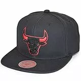 Mitchell & Ness Herren Snapback Caps Solid Teams Siren Chicago Bulls schwarz Einheitsgröße