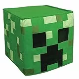 Disguise Minecraft Creeper Block Head Costume Headpiece, Official Minecraft Costumes, Single Size Kids Costume Accessory