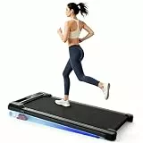 HomeFitnessCode Walking Pad Laufband mit Neigung - Laufpad mit bürstenlosem Motor 1-10 KMH Walkpad Gehband mit Steigung Treadmill Untertisch Elektrisch Lauf Band für Zuhause, Schwarz