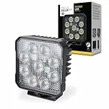 HELLA Valuefit TS3000 LED Arbeitsscheinwerfer 12V - 24V 3000 echte Lumen Nahfeldausleuchtung starke Lichtleistung in kompaktem Design Offroad LED Scheinwerfer für Traktor LKW SUV ATV - 1GA 357 112-002