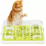 ALL FOR PAWS Interactives Katzen-Futterstation Puzzle, Interaktives Intelligenzspielzeug für Katzen, Interaktives Spielzeug