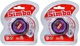 Simba 107230569 - YoYo Light-um, 3-Fach Sortiert, es Wird nur EIN Artikel geliefert, mit Licht Effekt, Freilauf, Ersatzschnur, ab 5 Jahre, Random Model (Packung mit 2)