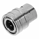 Sosoport Hochdruckreinigerdüsenadapter Edelstahl Schnellanschluss Für Gartenschlauchadapter Hochdruckreinigerzubehör Und Rohrverbinder Druckkupplungarmatur