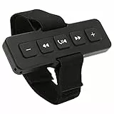 Tasten-Bluetooth-Fernbedienung, Drahtloser IPX4-wasserdichter Tragbarer Telefon-Controller für Auto-Fahrrad-Motorrad-Lenkrad, Audio-Kamera-Steuerung