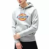 Dickies Herren ICON Logo Hoodie Hooded Sweatshirt, Grigio Sport,