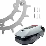 Edelstahl Spikes für Dreame & Mova Mähroboter Mova 600, 1000 Dreame A1, A1 Pro – Traktionsspikes für Antriebsräder – inkl. 6x Montageschrauben – Rostfrei & langlebig – Rutschschutz für Mähroboter